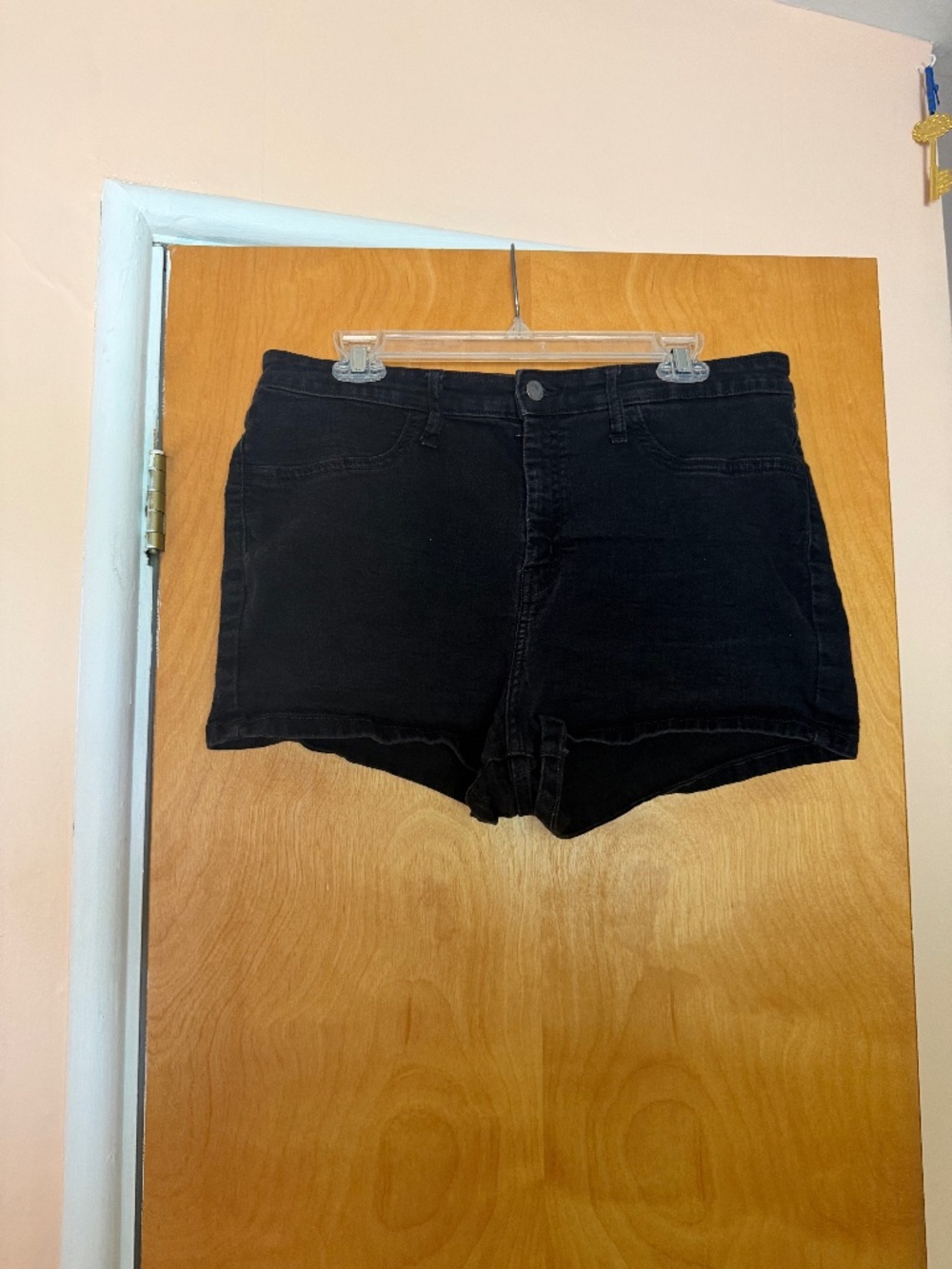 Wild Fable Highest Rise Black Jean Shorts, Size 16